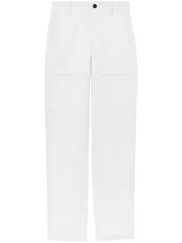 Proenza Schouler White Label брюки карго средней посадки, белый