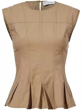 Proenza Schouler White Label феликс топ, коричневый