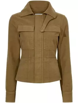 Proenza Schouler White Label куртка в стиле милитари, коричневый