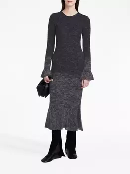 Proenza Schouler White Label Multi Marl Knit Dress, серый