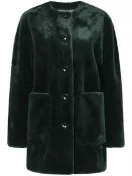 Proenza Schouler White Label однобортное пальто Penelope, зеленый