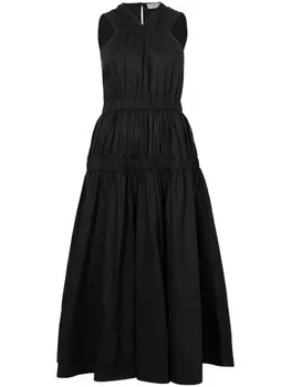 Proenza Schouler White Label платье Libby со сборками, черный