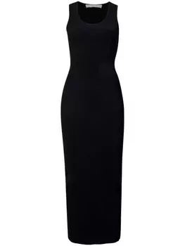 Proenza Schouler White Label платье макси в рубчик, черный