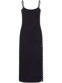 Proenza Schouler White Label платье миди Sydney из букле, черный