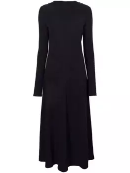 Proenza Schouler White Label платье миди Isabella А-силуэта, черный
