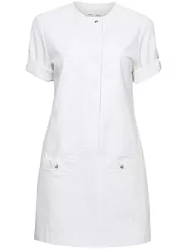 Proenza Schouler White Label платье мини с короткими рукавами, белый