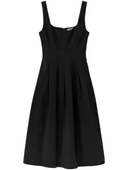 Proenza Schouler White Label платье со складками, черный