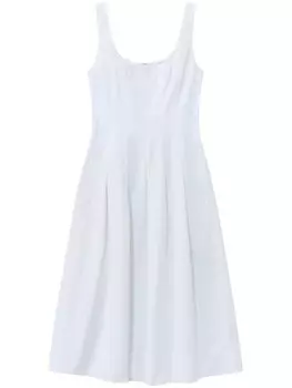 Proenza Schouler White Label платье со складками, белый