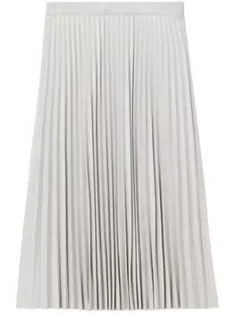 Proenza Schouler White Label плиссированная юбка из искусственной кожи, белый