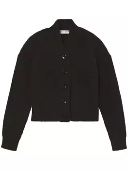 Proenza Schouler White Label пушистый кардиган, черный
