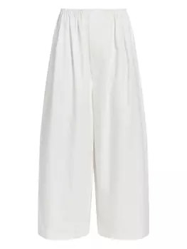 Proenza Schouler White Label широкие брюки со складками, белый