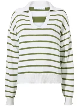 Proenza Schouler White Label свитер Murphy в рубчик, белый