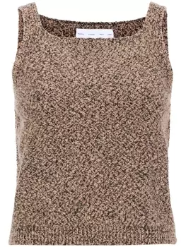 Proenza Schouler White Label топ Drew крупной вязки, коричневый
