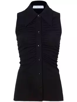 Proenza Schouler White Label топ Florence без рукавов, черный