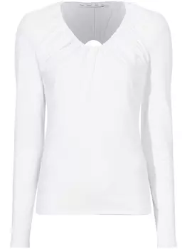 Proenza Schouler White Label топ Sophia со сборками, белый