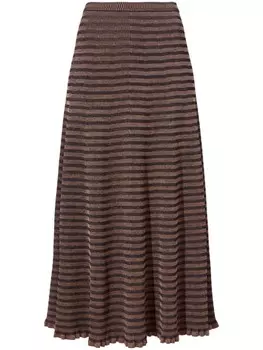 Proenza Schouler White Label трикотажная юбка Stina, коричневый