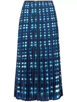 Proenza Schouler White Label юбка миди Piper, синий