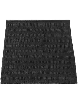 Proenza Schouler White Label юбка мини из искусственной кожи, черный