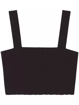 Proenza Schouler White Label укороченный топ-бралетт, черный