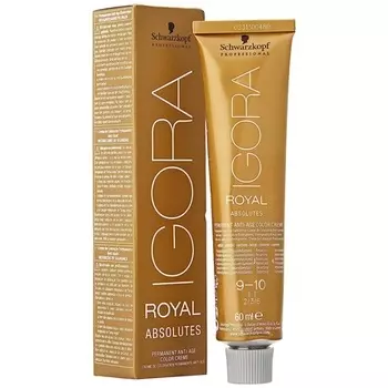 Professional Igora Royal Absolutes 9-10 Extra Light Ash Blonde Natural 60мл, Schwarzkopf