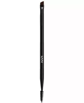 Профессиональная двойная кисть для бровей Nyx Professional Makeup