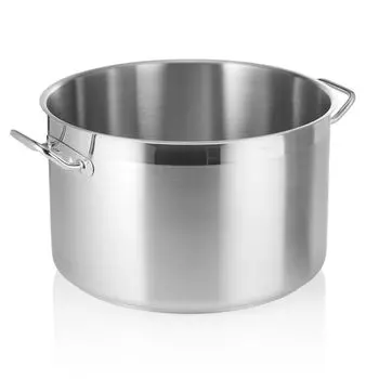 Профессиональная кастрюля из нержавеющей стали с крышкой, 44,0 литра, xВ: 45 x 29 см WAS Germany