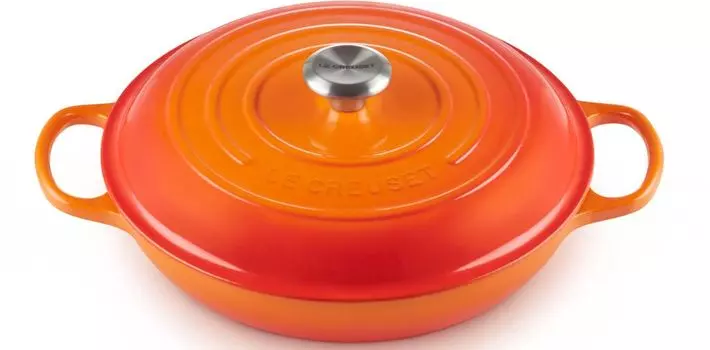 Профессиональная кастрюля Le Creuset Cast Iron Signature Gourmet, оранжевый