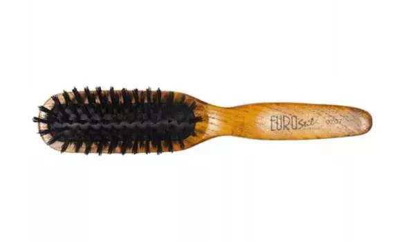 Профессиональная кисть для моделирования EUROSTIL с натуральной щетиной кабана., Poniks