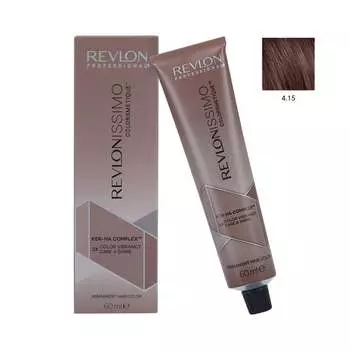 Профессиональная краска для волос 4.15, 60 мл REVLON REVLONISSIMO COLORSMETIQUE, Revlon Professional