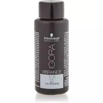Профессиональная краска для волос Igora Vibrance Tone On Tone 7-0 Средне-русый 60 мл, Schwarzkopf