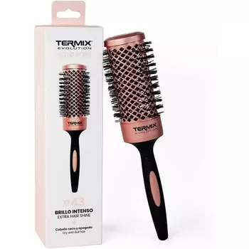 Профессиональная круглая щетка для волос Termix Evolution Gold Rose 43см