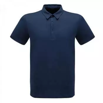 Профессиональная мужская классическая рубашка-поло с короткими рукавами 65/35 Regatta, синий