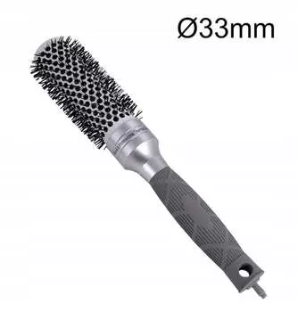 Профессиональная парикмахерская керамическая щетка Ponik для модельных волос 33 мм, Poniks