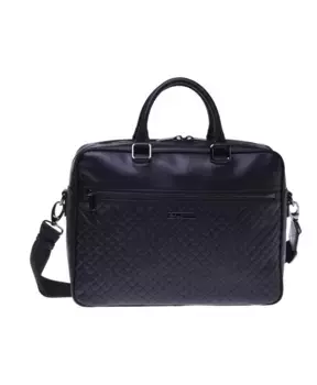 Профессиональная сумка с плетеным принтом Baldinini, черный