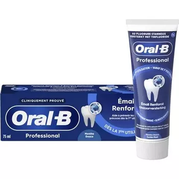 Профессиональная зубная паста Strong Enamel со вкусом мяты и эвкалипта Oral-B