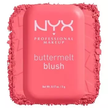 ПРОФЕССИОНАЛЬНАЯ МАКИЯЖНАЯ КРАСКА Buttermelt Powder Blush Румяна, устойчивые к выцветанию и стиранию, веганская формула U Know Butta 04 0,17 унции NYX