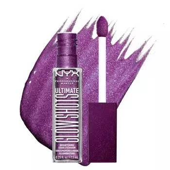 ПРОФЕССИОНАЛЬНАЯ МАКИЯЖНАЯ ПОМАДА Ultimate Glowshots Vivid Rich Feelin' Grape 0,25 жидких унций NYX