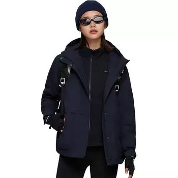 ПРОФЕССИОНАЛЬНАЯ женская ветровка для походов на свежем воздухе, водонепроницаемая, ветрозащитная, дышащая NORTHLAND, Dark Sapphire