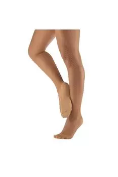 Профессиональные колготки в сеточку для танцев (1 пара) Silky, коричневый