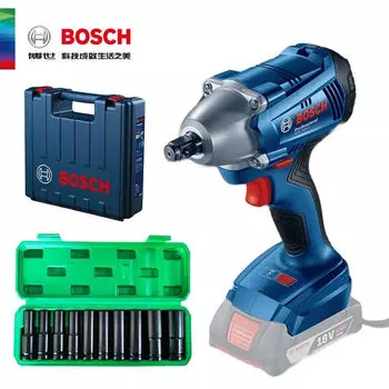 Профессиональный аккумуляторный гаечный ключ Bosch, ударный гайковерт, инструмент с литиевой батареей для домашнего использования