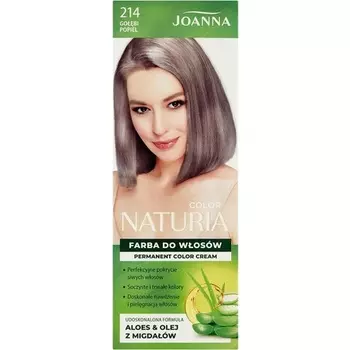 Профессиональный цвет волос Naturia Color для женщин с экстрактом персика и молочными белками Dove Ash, Joanna