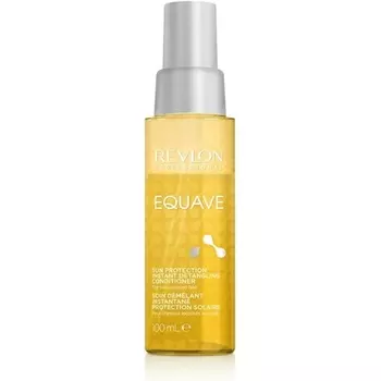 Профессиональный двухфазный кондиционер Equave Sun Protection для распутывания волос, подвергшихся воздействию солнца, 100 мл, Revlon