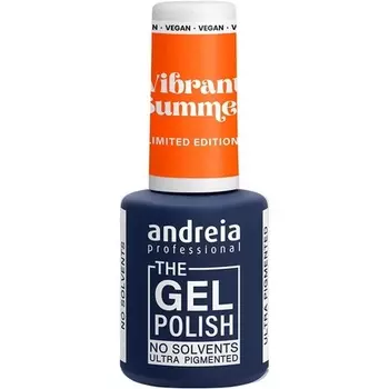 Профессиональный гель-лак без растворителей, ограниченная коллекция цветов Vs3, неоновый оранжевый, Andreia