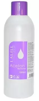 Профессиональный косметический ацетон для снятия лака с ногтей 1000мл, Lalill