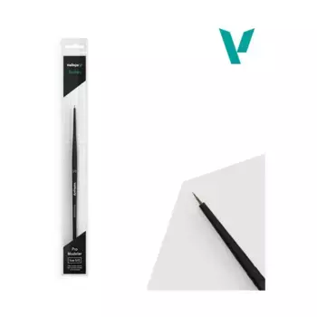 Профессиональный моделист из натуральных волос #5/0, Paint Brushes - Round Handle (Vallejo)