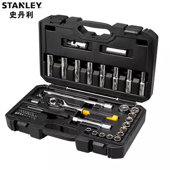 Профессиональный набор инструментов для ремонта автомобилей Stanley, большая летающая трещотка 12,5 мм, набор из 53 предметов STMT45506-23