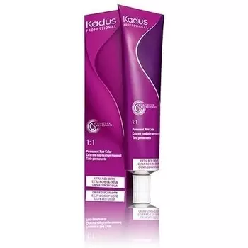 Профессиональный перманентный краситель 7/89 Средний пепельно-жемчужный блондин 60 мл, Kadus