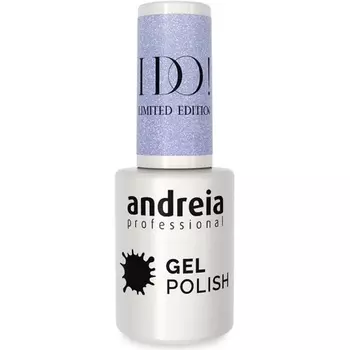 Профессиональный полуперманентный гель-лак для ногтей I Do Limited Collection Цвет Id6 Небесно-голубой с серебряными блестками 10,5 мл, Andreia