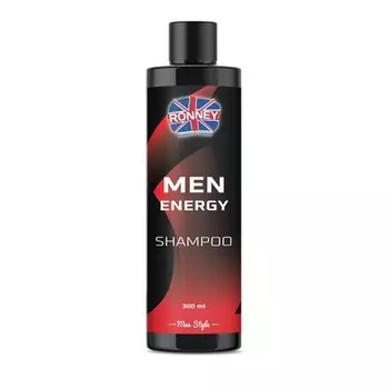 Профессиональный шампунь для мужчин Energy 300 мл Ronney