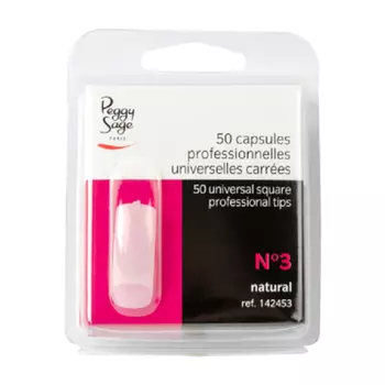 Профессиональный универсальный квадратный УФ-гель, 50 капсул 142453, Peggy Sage